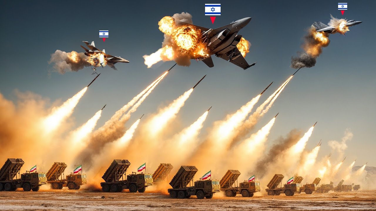 Youtube Thumbnail image of : SISTEM PERTAHANAN UDARA IRAN JATUHKAN JET TEMPUR CANGGIH ISRAEL!? Ratusan Pilot Israel Tewas