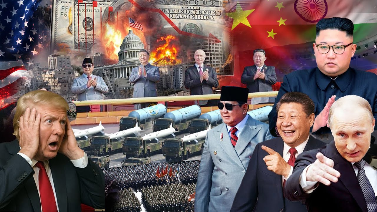 Youtube Thumbnail image of : TRUMP SEMAKIN TERPOJOK! Perang Dagang BRICS vs AS Semakin Memanas