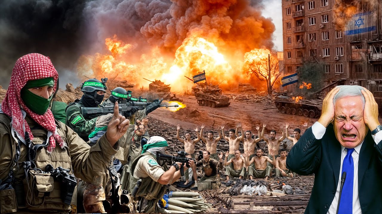 Youtube Thumbnail image of : SERANGAN H4MAS BERHASIL BUAT PASUKAN IDF MENYERAH! Netanyahu Ketakutan Israel Akan Hancur