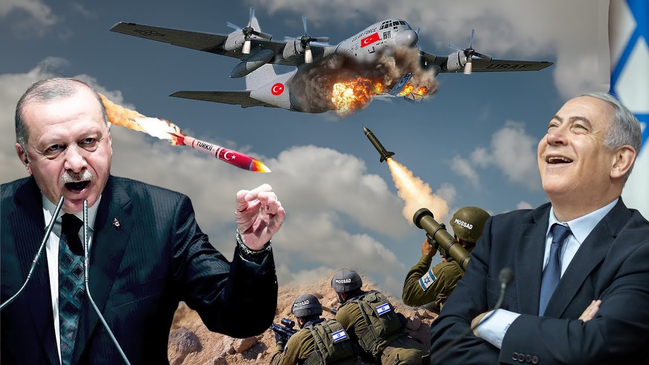 Youtube Thumbnail image of : ERDOGAN GERAM, TURKI MELEDAK MARAH! Dugaan SABOTASE Mossad di Tragedi Pesawat Militer Turki