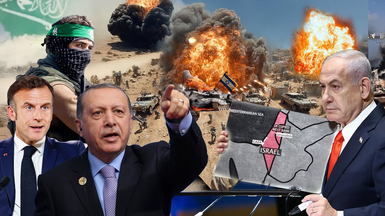 Youtube Thumbnail image of : AMBISI LICIK NETANYAHU NGOTOT KUASAI GAZA! Prancis-Turki Murka Akan Serang Israel?