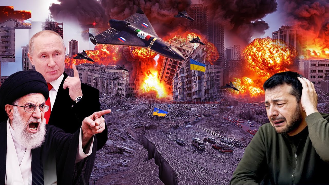 Youtube Thumbnail image of : DRONE CANGGIH IRAN DIGUNAKAN RUSIA SERANG UKRAINA! Kota Kyiv & Pokrovsk Lulu Lantah dan Hancur