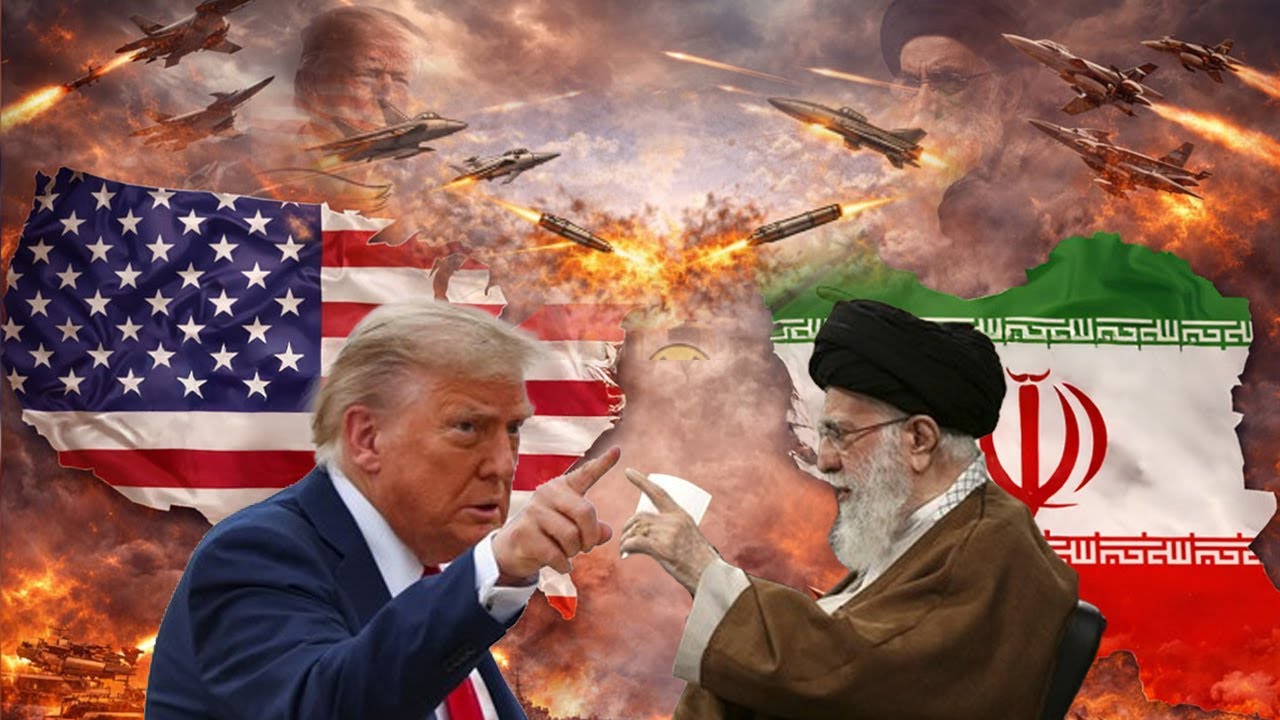Youtube Thumbnail image of : IRAN TAK TAKUT PERANG LAWAN AMERIKA! Siap Respons Keras Jika AS–Israel Picu Kontak Senjata!