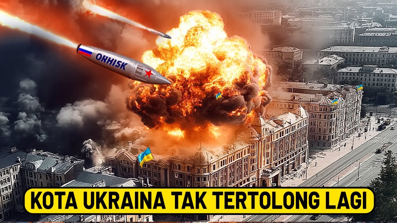Youtube Thumbnail image of : Aksi Saling Serang Rusia Ukraina! KOTA UKRAINA DIAMBANG KEHANCURAN TOTAL